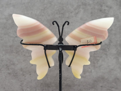 Wings - Pink Banded Calcite
