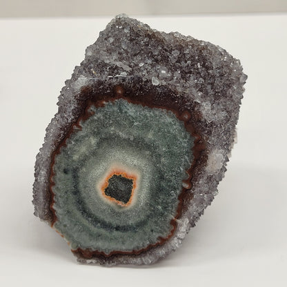 Amethyst with Stalactite eye specimen