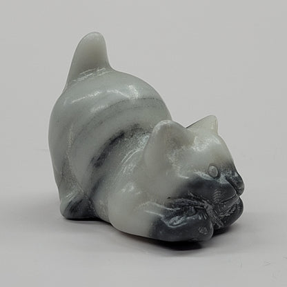 Cat/kitty carving - playful (S)