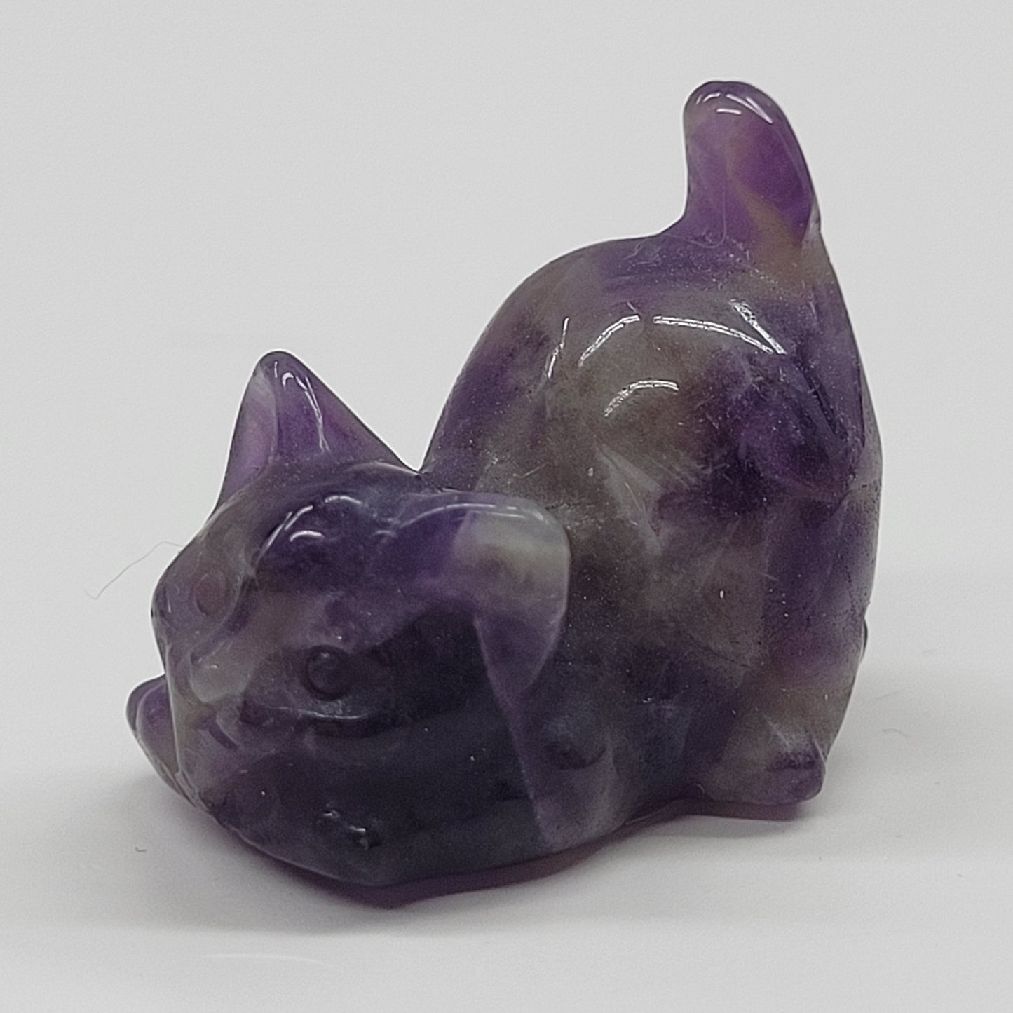 Cat/kitty carving - playful (S)