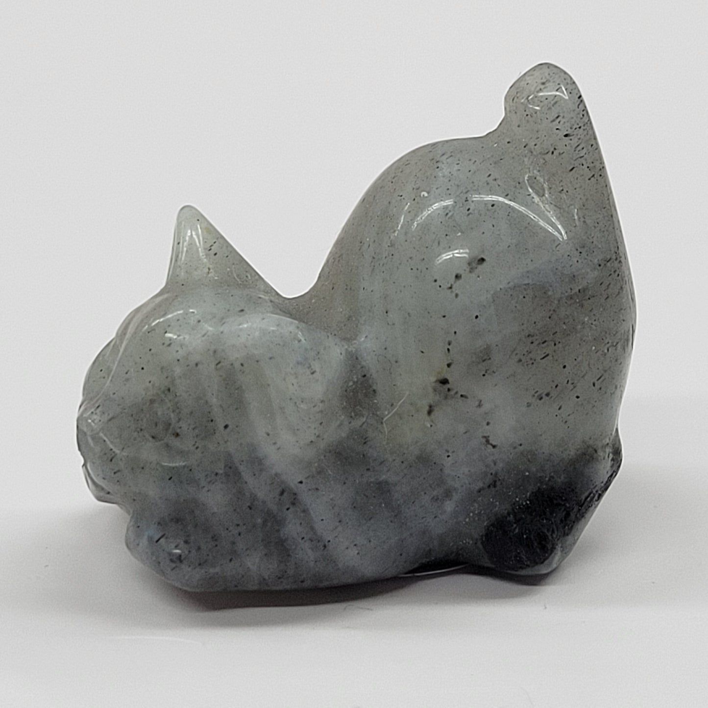 Cat/kitty carving - playful (S)