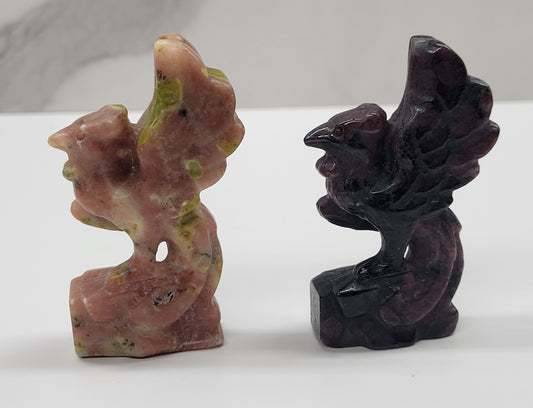 Phoenix carving