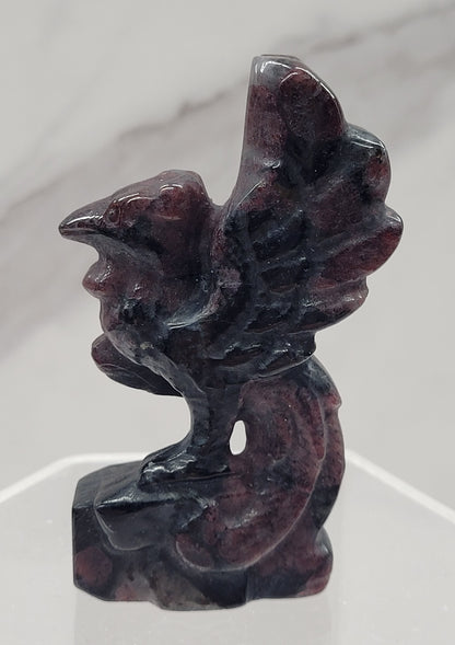Phoenix carving