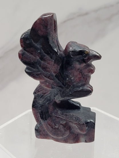Phoenix carving