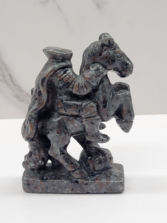 Headless Horsman carving - Yooperlite