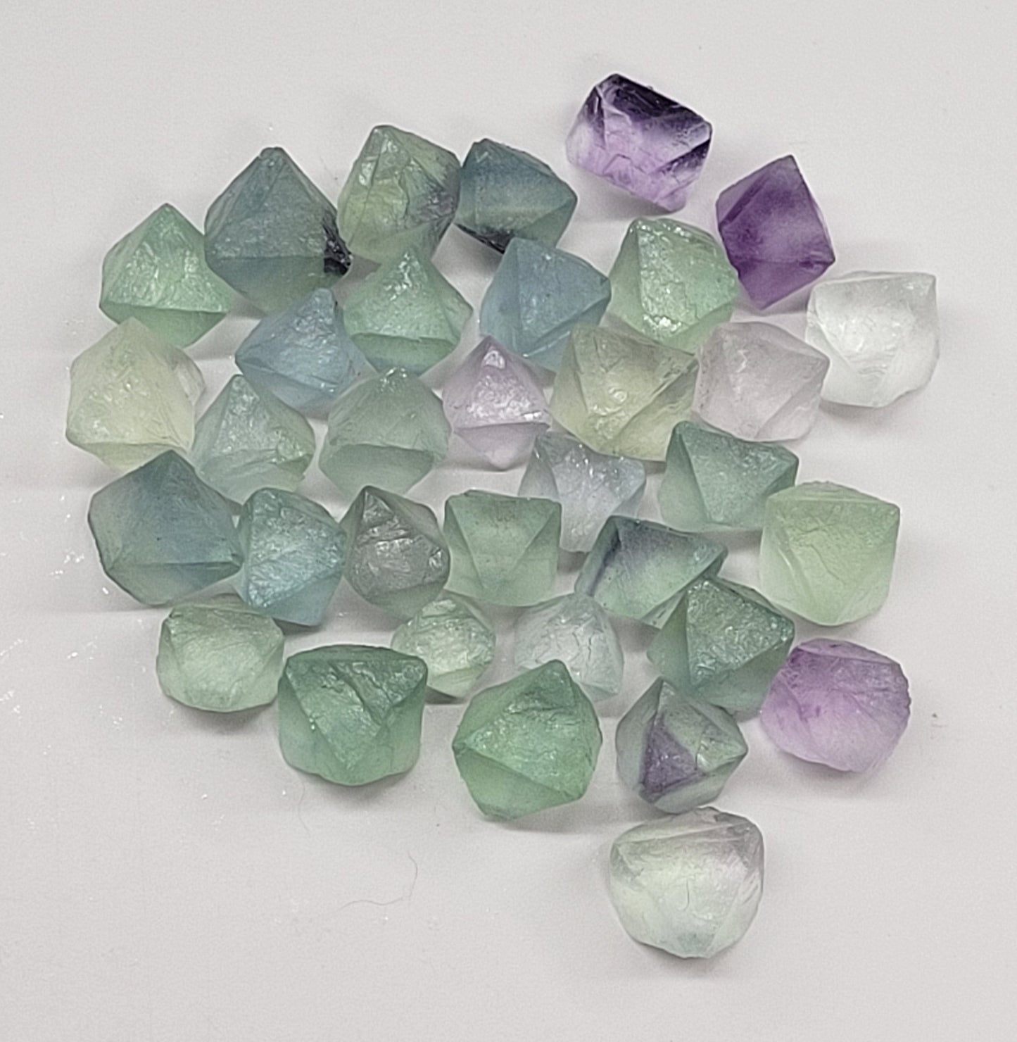 Fluorite Octahedrons