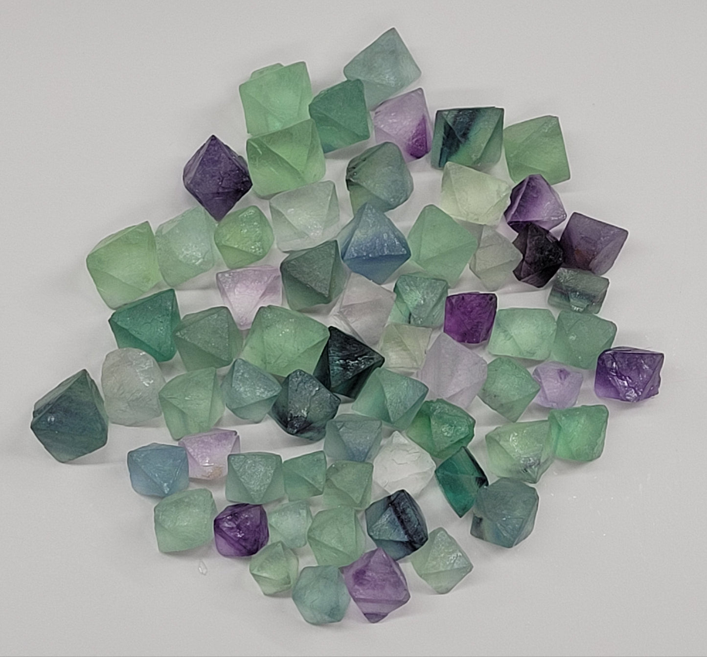 Fluorite Octahedrons