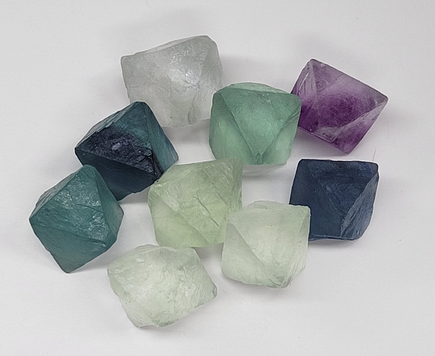 Fluorite Octahedrons