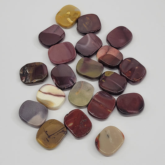 Mookaite mini coin/tumble