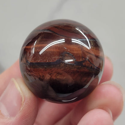 Red Tigers Eye sphere