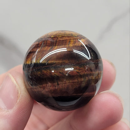 Red Tigers Eye sphere