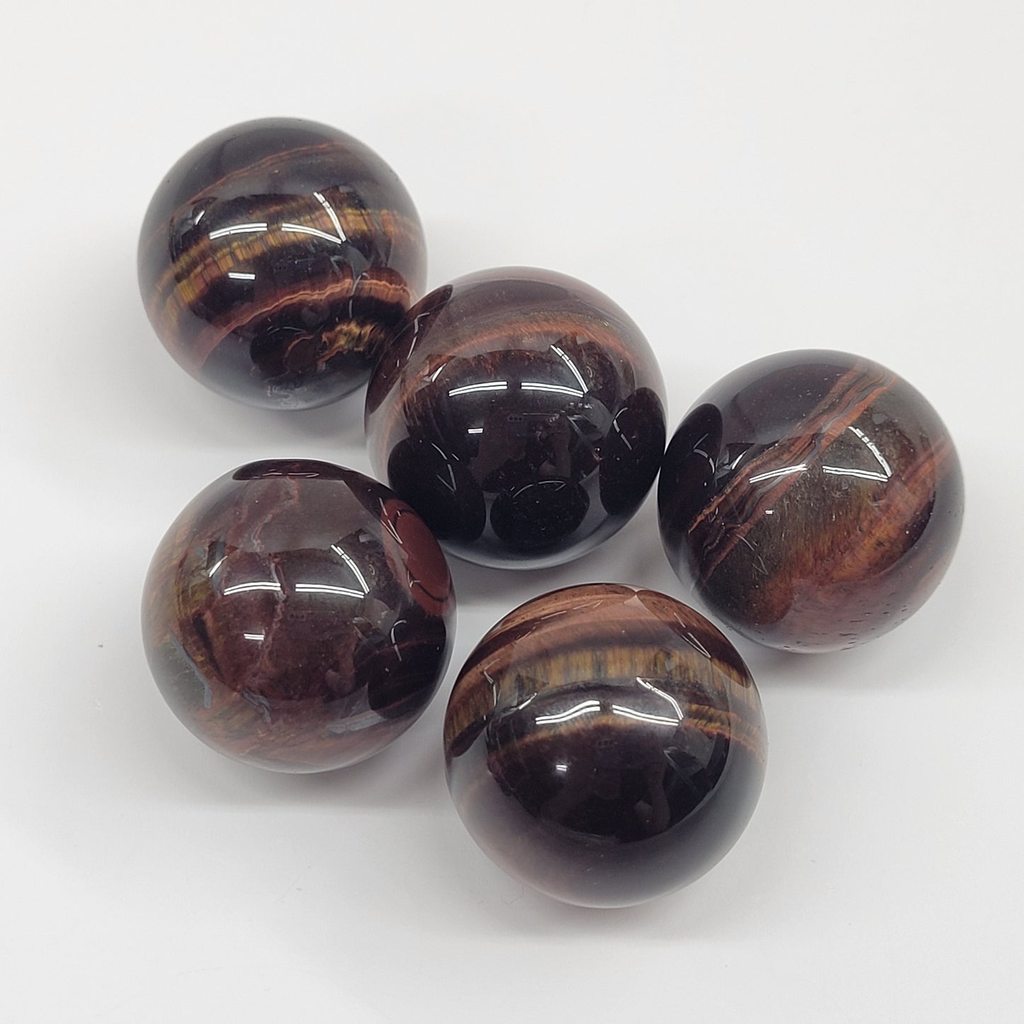 Red Tigers Eye sphere