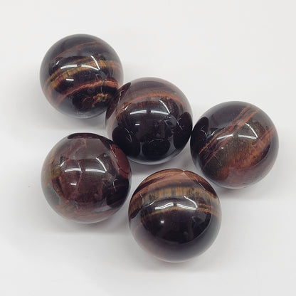 Red Tigers Eye sphere