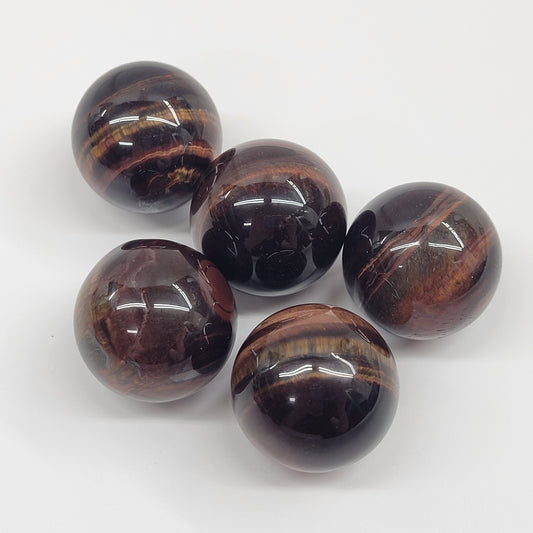 Red Tigers Eye sphere