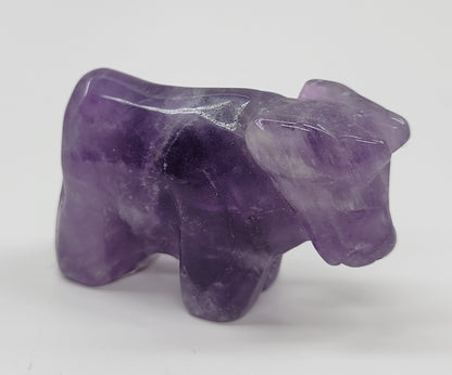 Bull carving