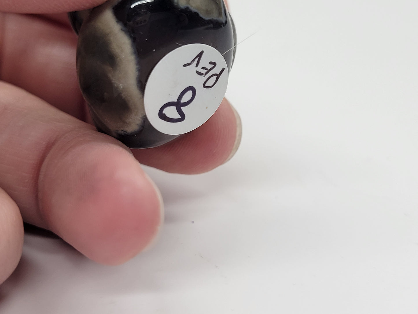 Duck carving - Volcano Agate (small)