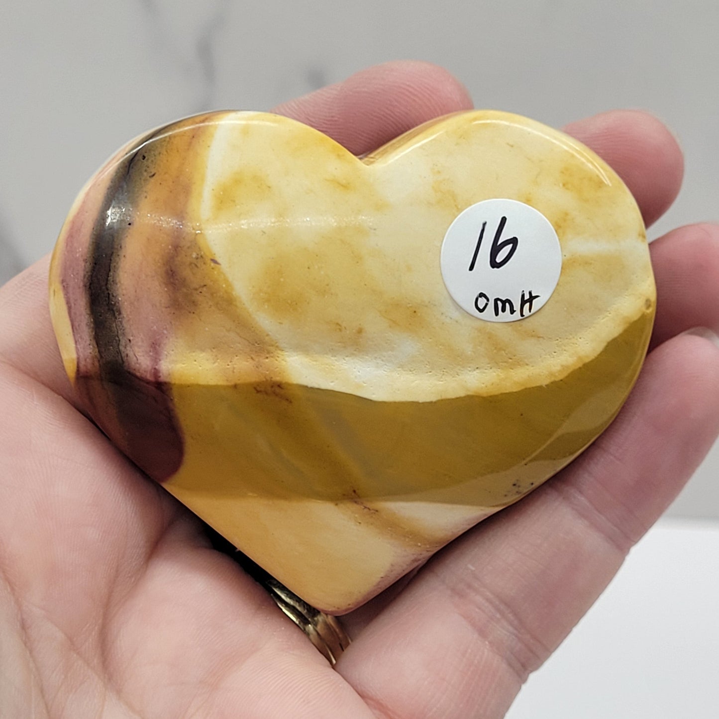 Mookaite Jasper heart