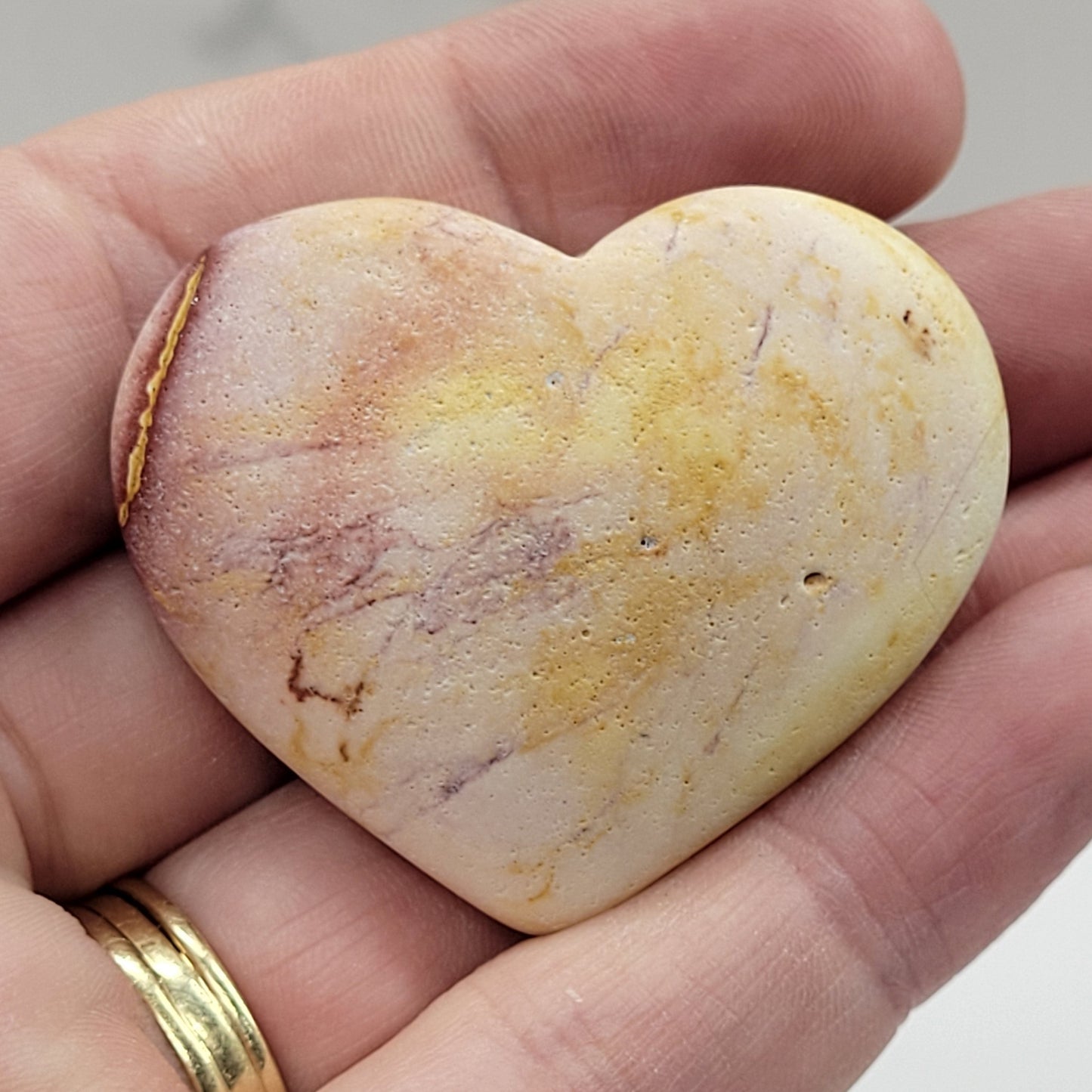 Mookaite Jasper heart