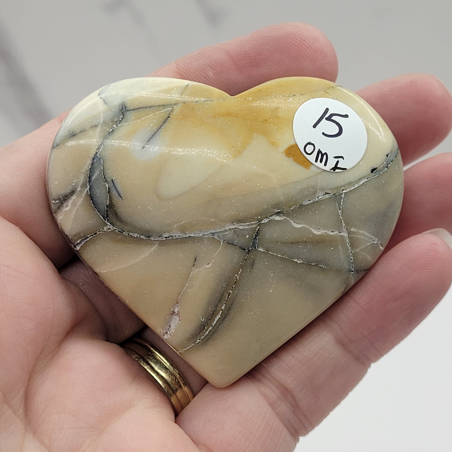 Mookaite Jasper heart