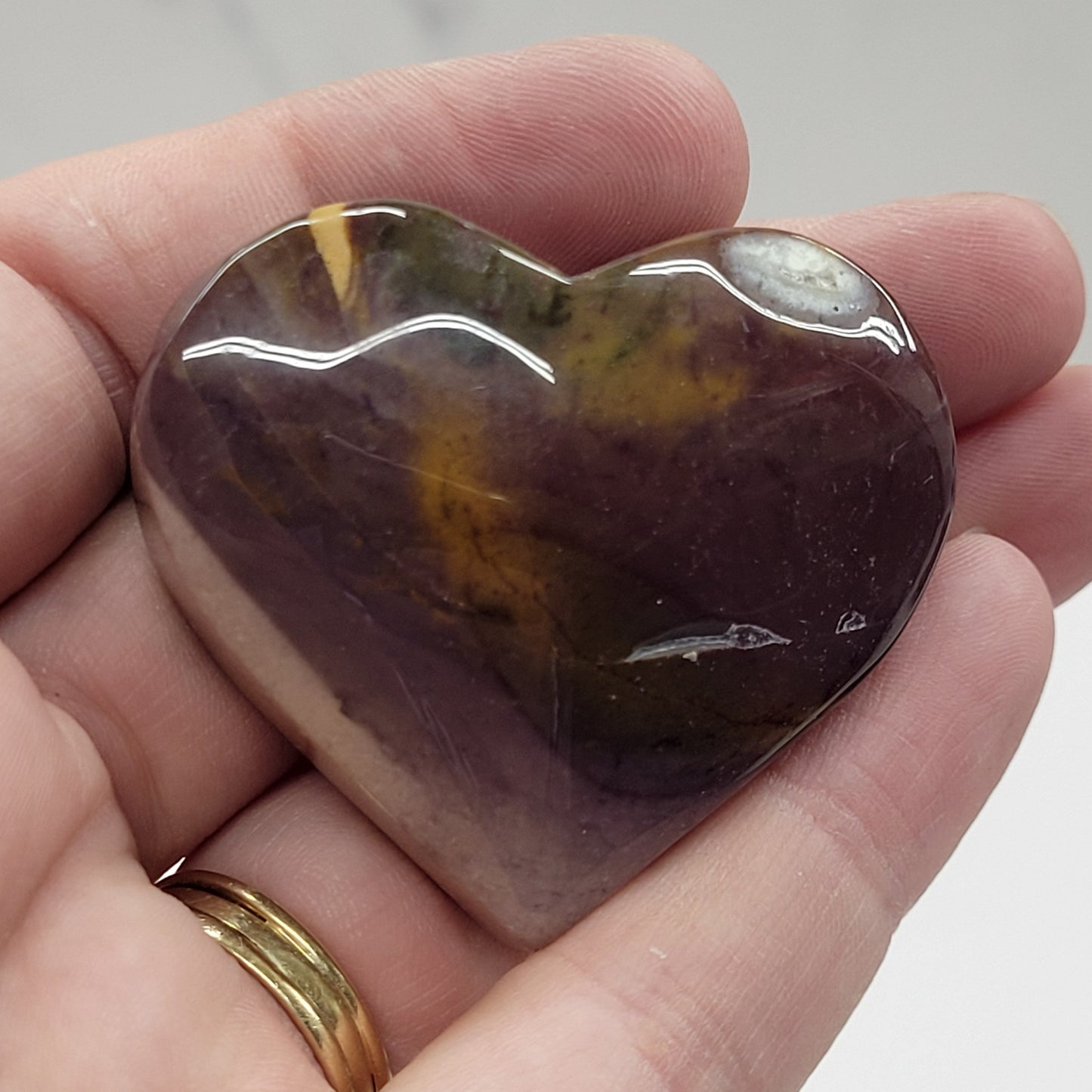 Mookaite Jasper heart
