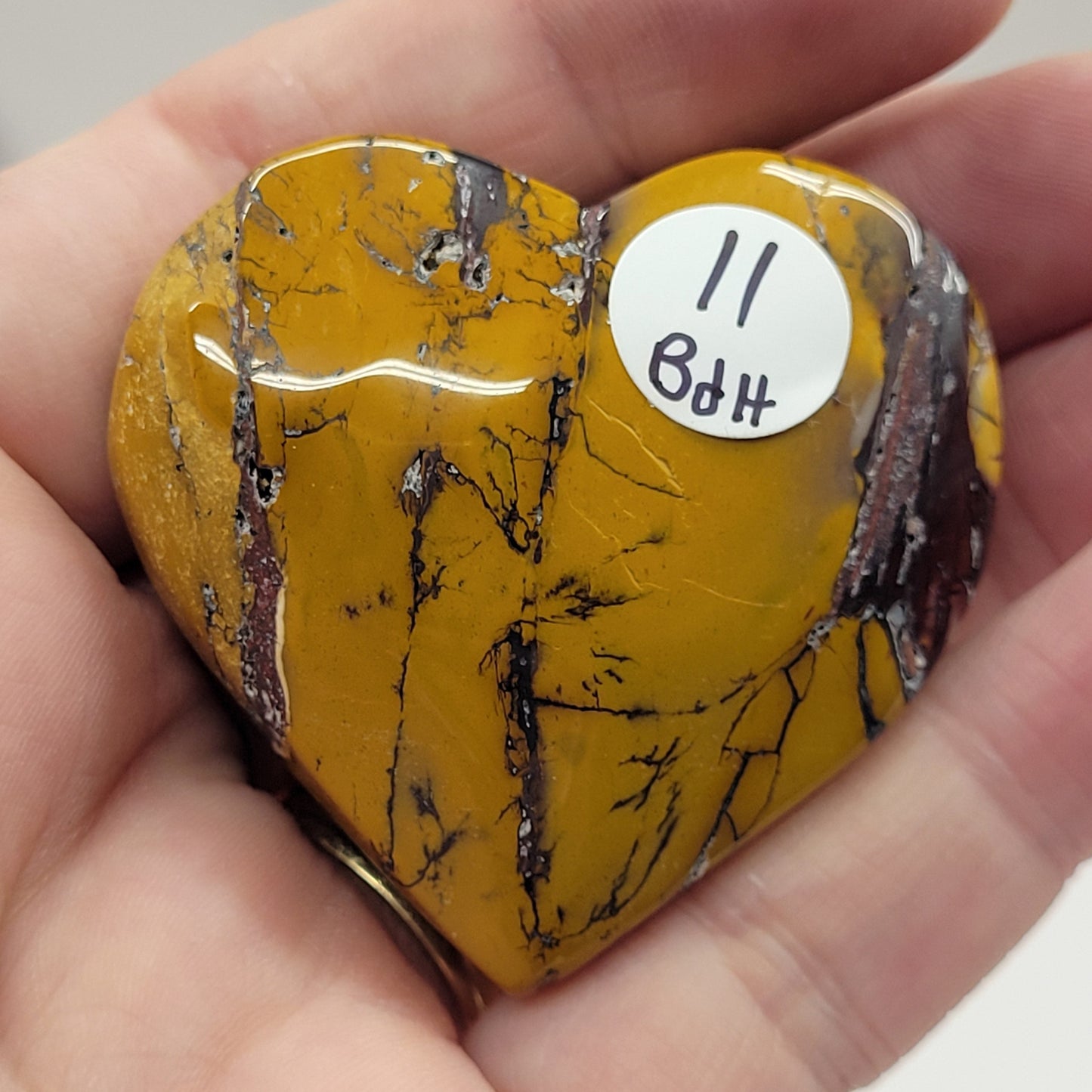 Mookaite Jasper heart