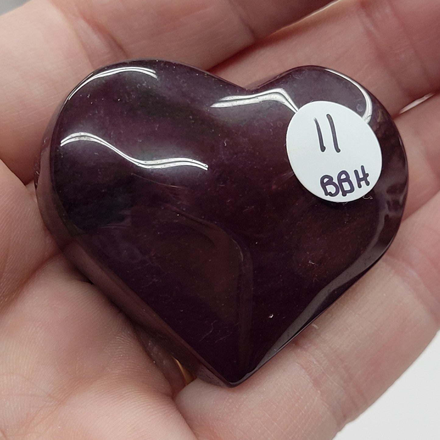 Mookaite Jasper heart