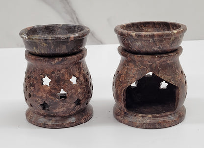 Soapstone oil/wax melt warmer
