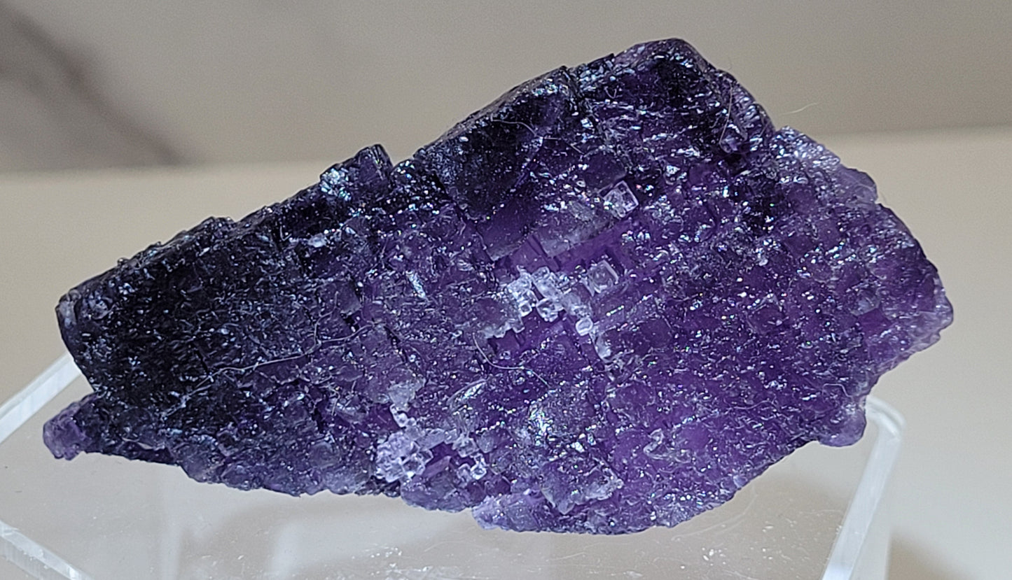 Purple Stepped Fluorite specimen