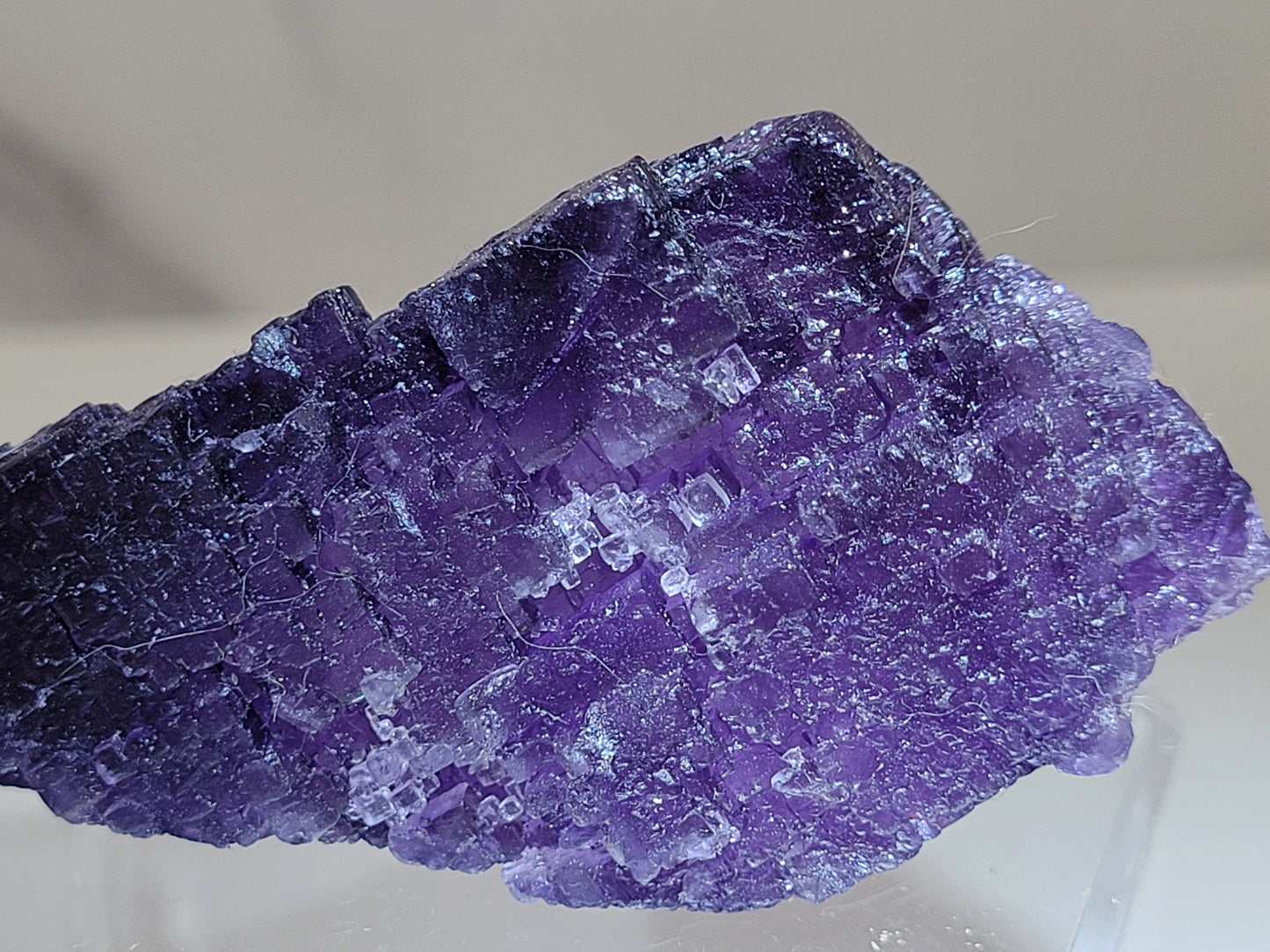 Purple Stepped Fluorite specimen