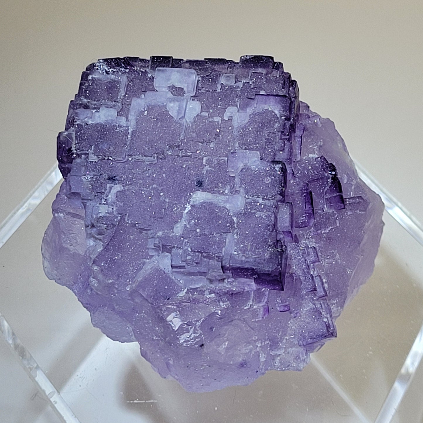 Purple Stepped Fluorite specimen