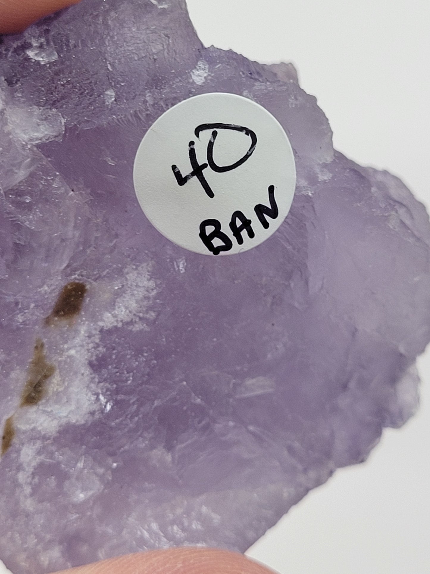 Purple Stepped Fluorite specimen