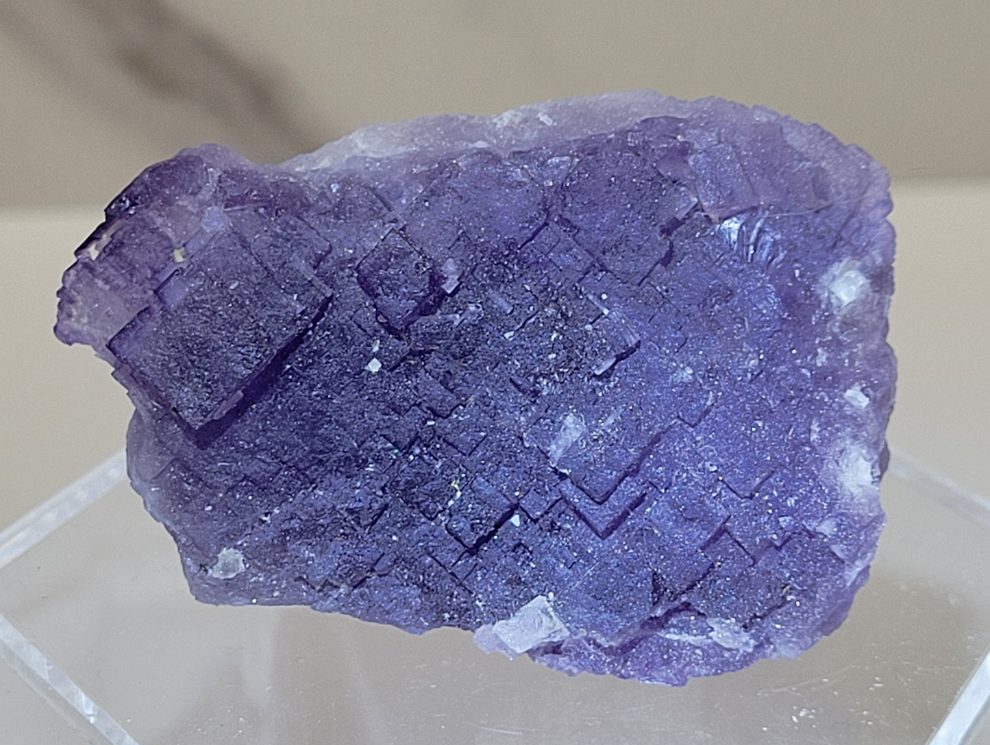 Purple Stepped Fluorite specimen