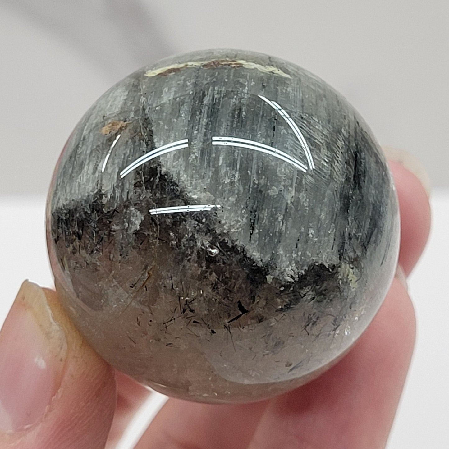 Garden/Thousand Layer Quartz sphere - Large