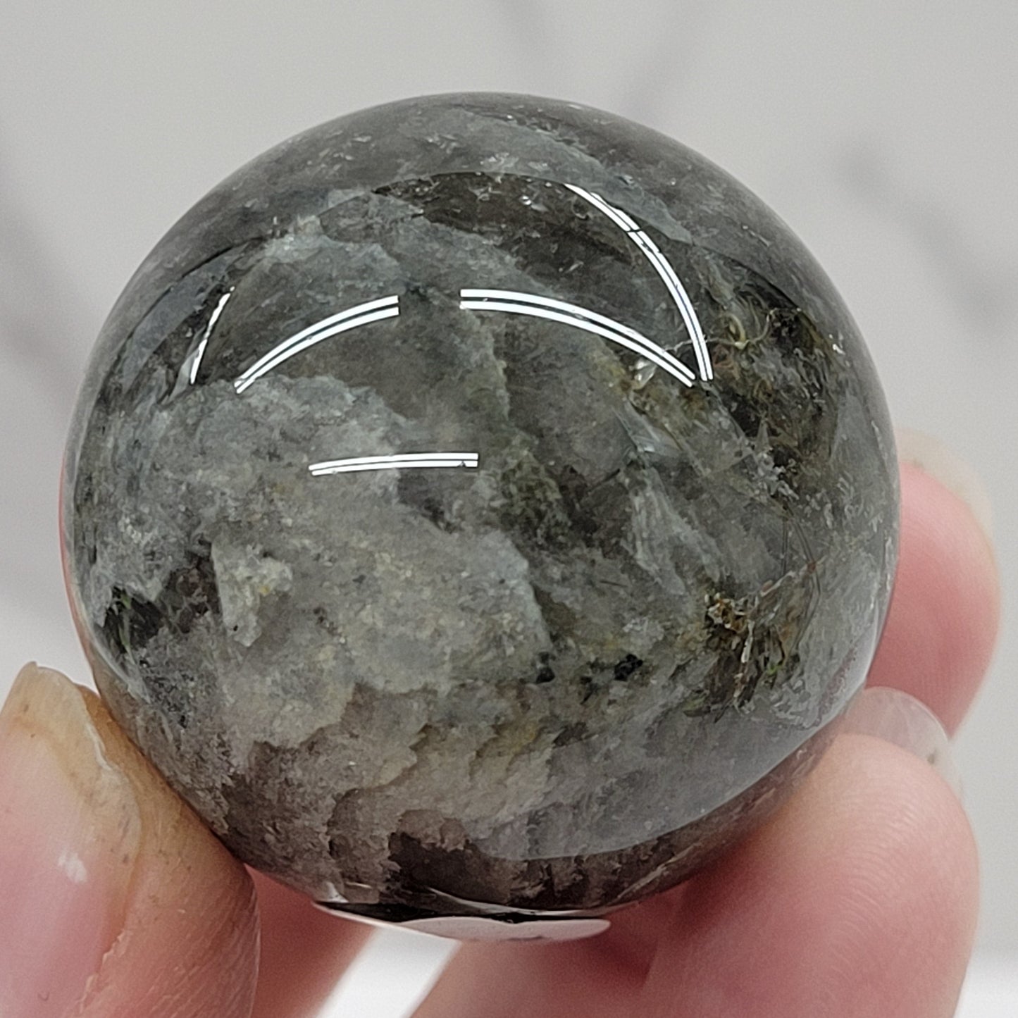 Garden/Thousand Layer Quartz sphere - Large