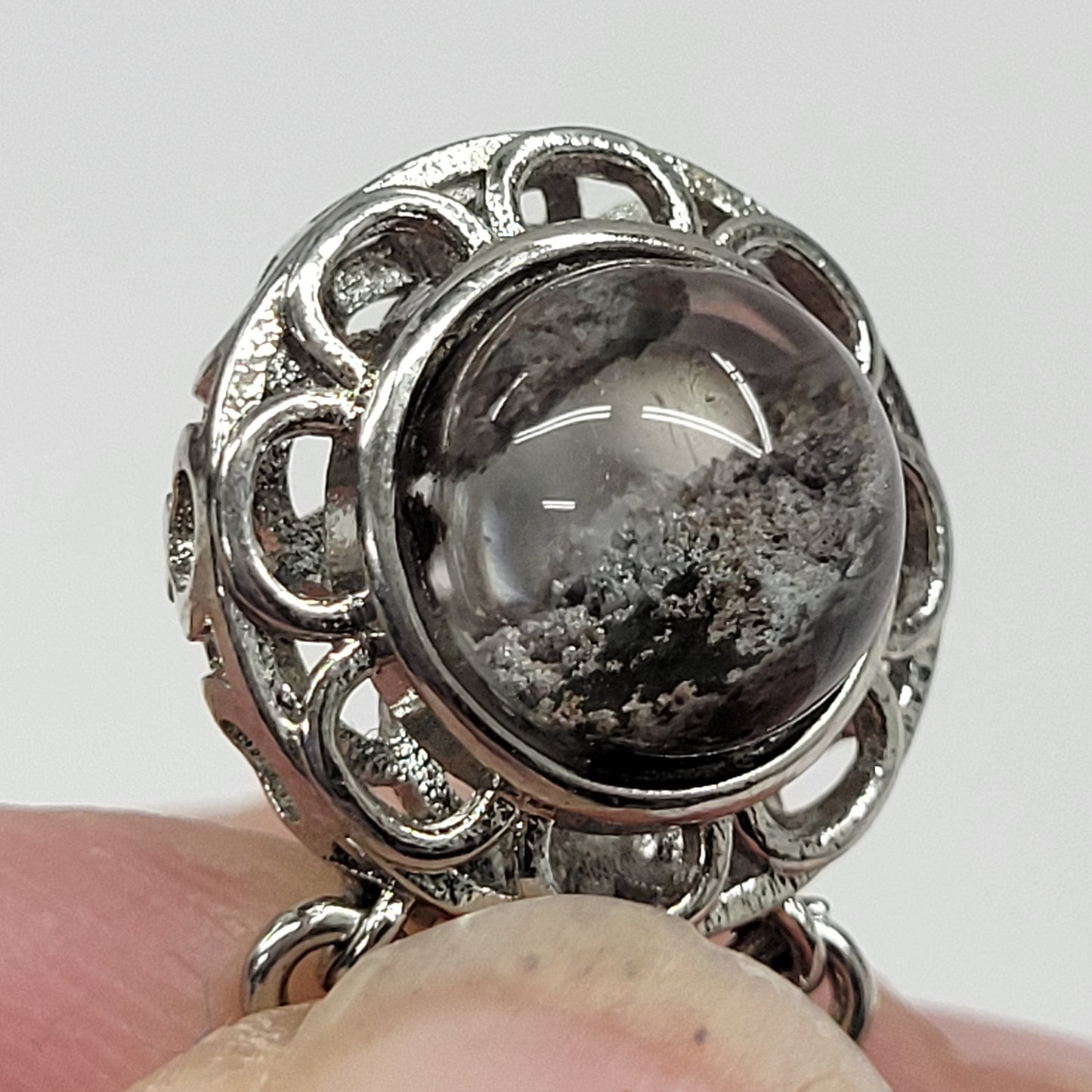 Garden Quartz Dream Catcher pendant