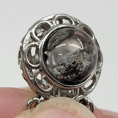 Garden Quartz Dream Catcher pendant