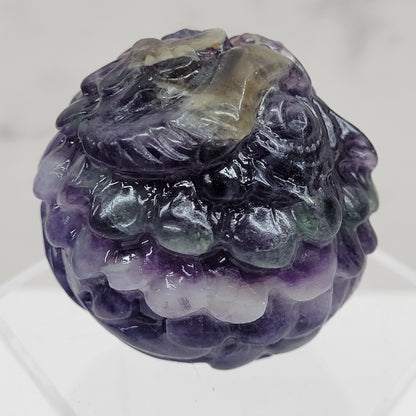 Silk Fluorite roly-poly owl