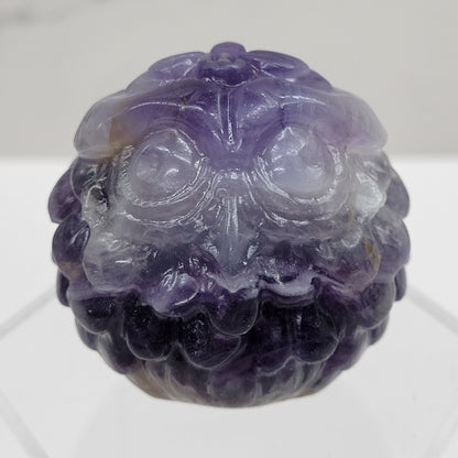 Silk Fluorite roly-poly owl
