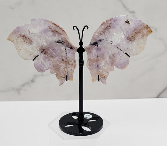 Wings - Pink Amethyst butterfly