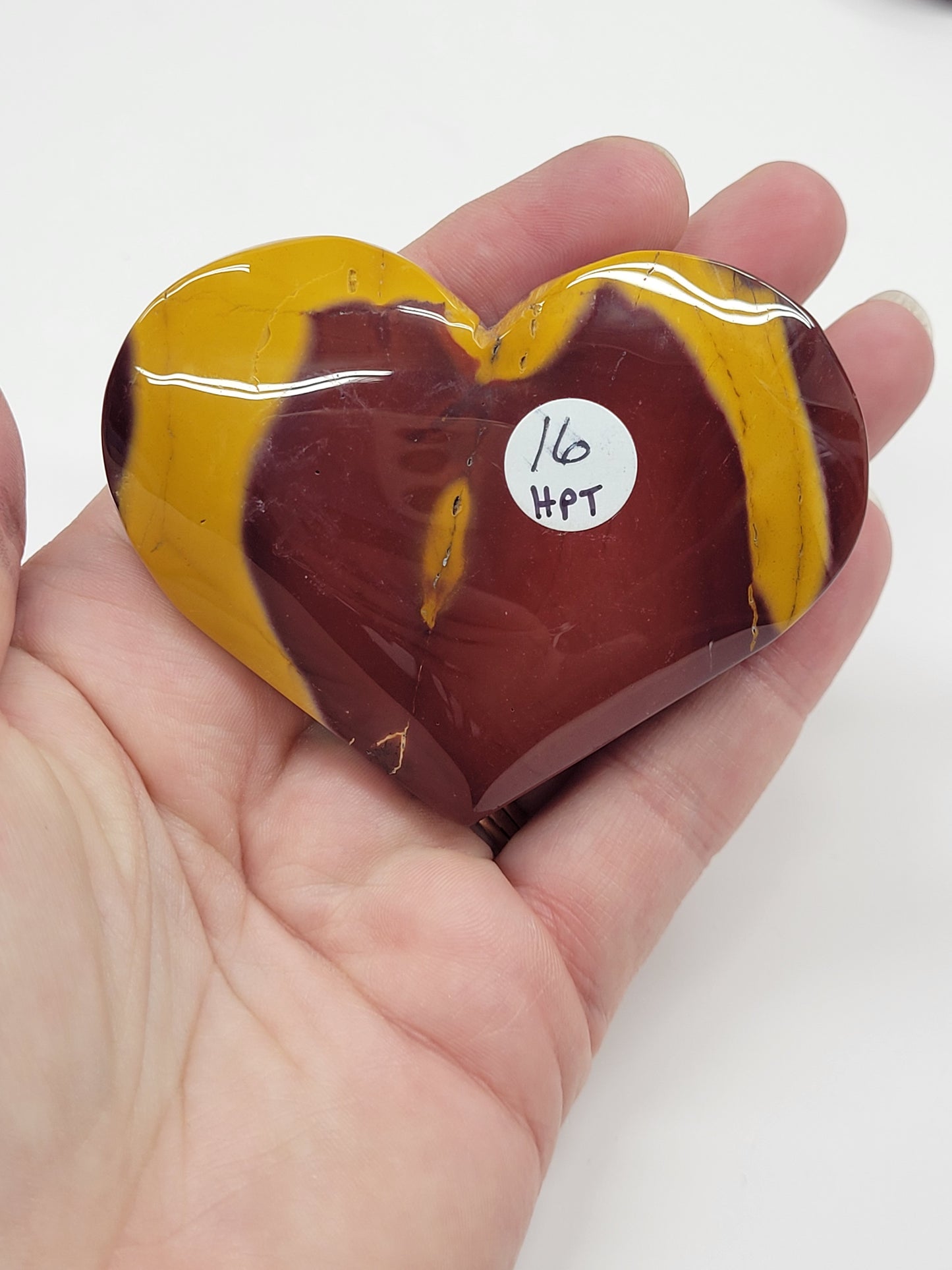 Mookaite Jasper heart
