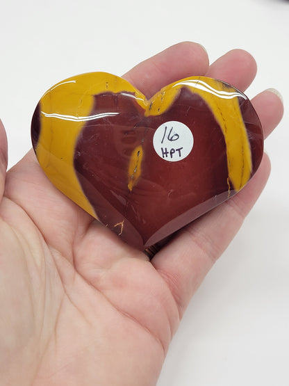 Mookaite Jasper heart