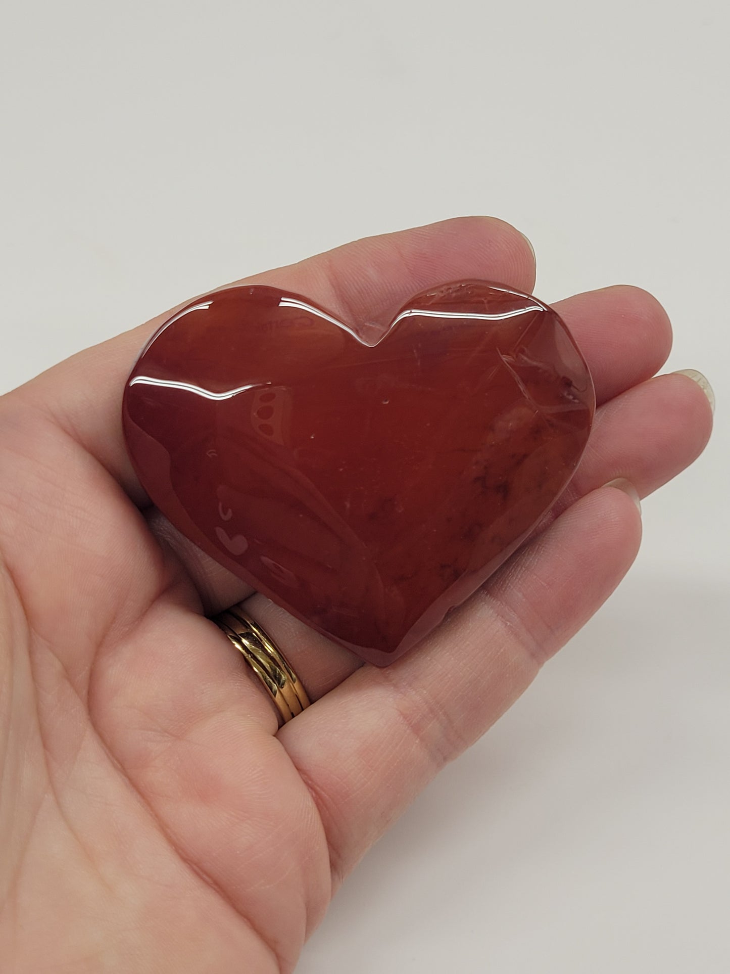 Mookaite Jasper heart