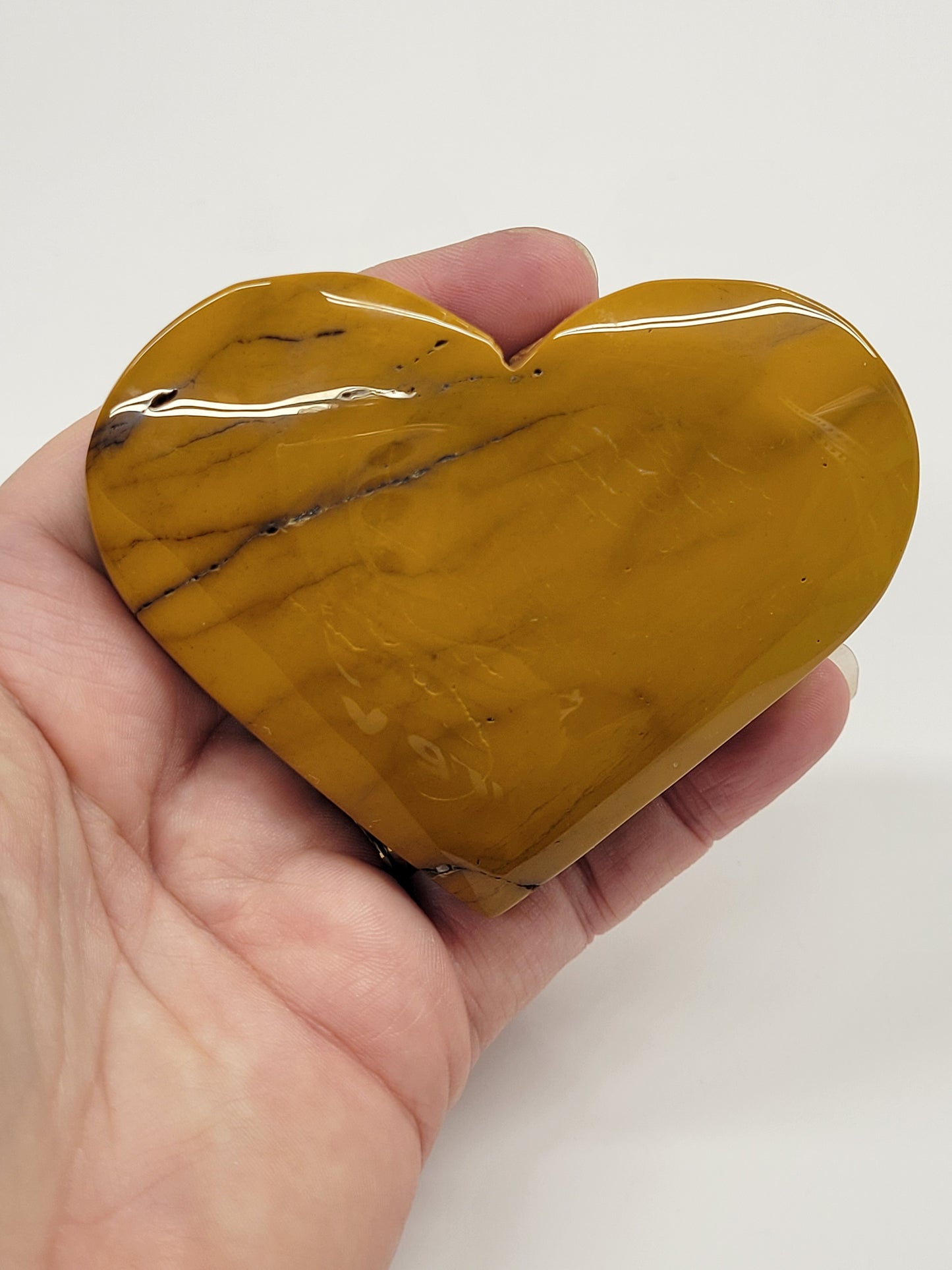 Mookaite Jasper heart