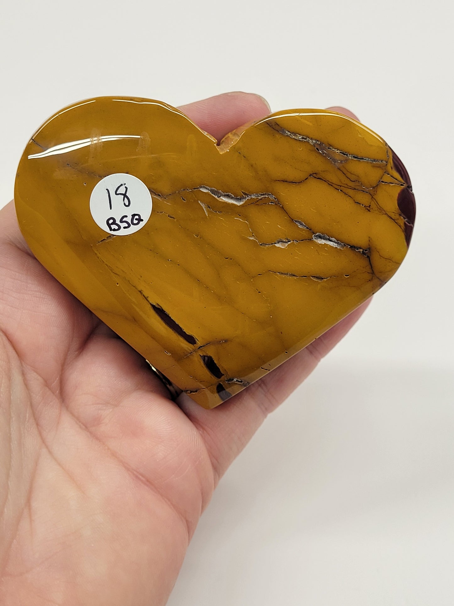 Mookaite Jasper heart