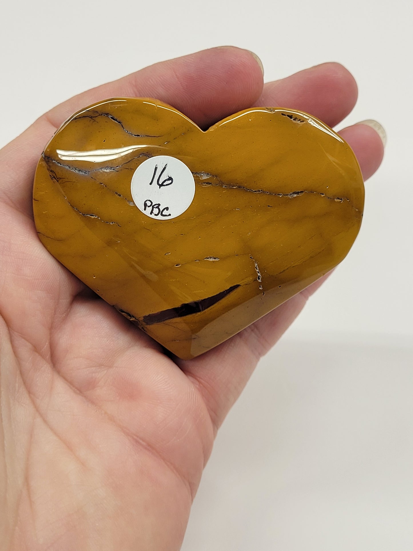 Mookaite Jasper heart