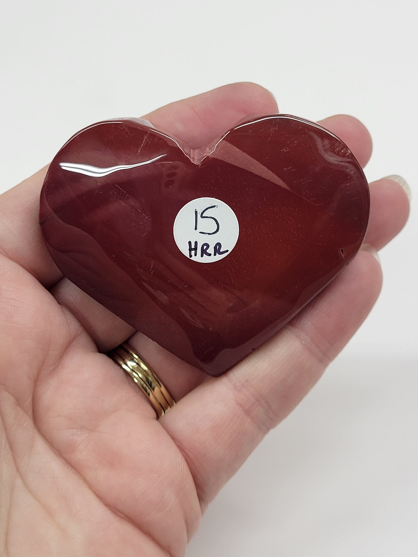 Mookaite Jasper heart