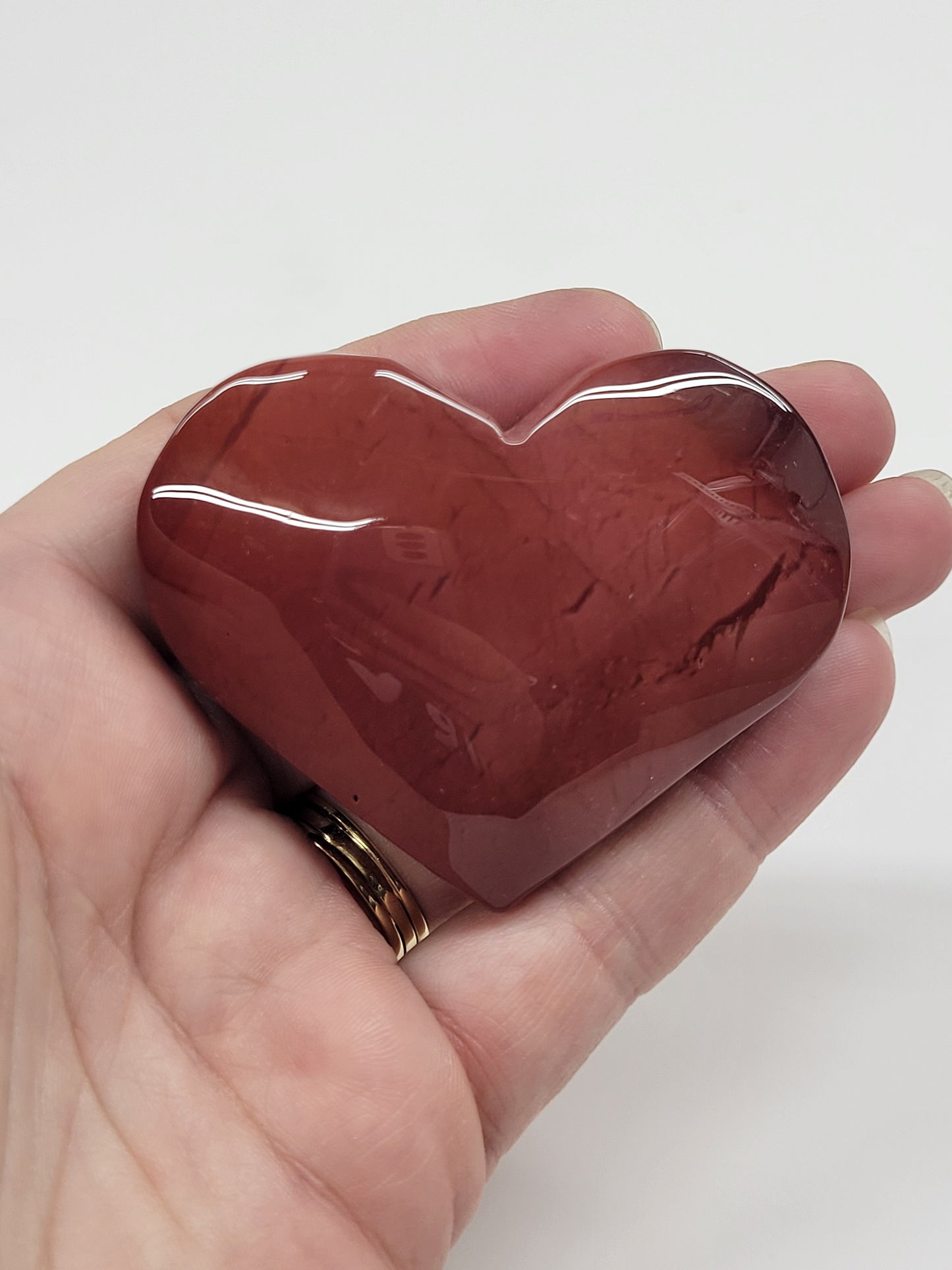Mookaite Jasper heart