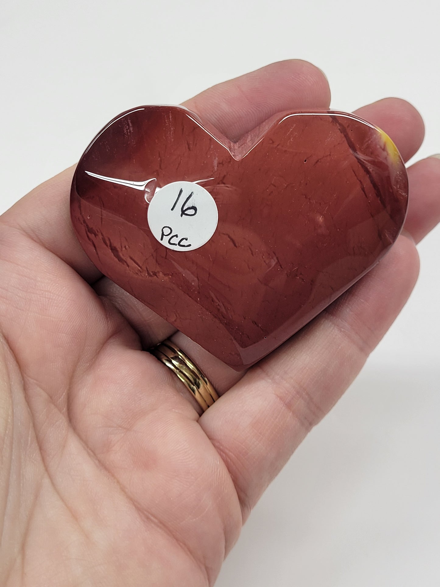 Mookaite Jasper heart