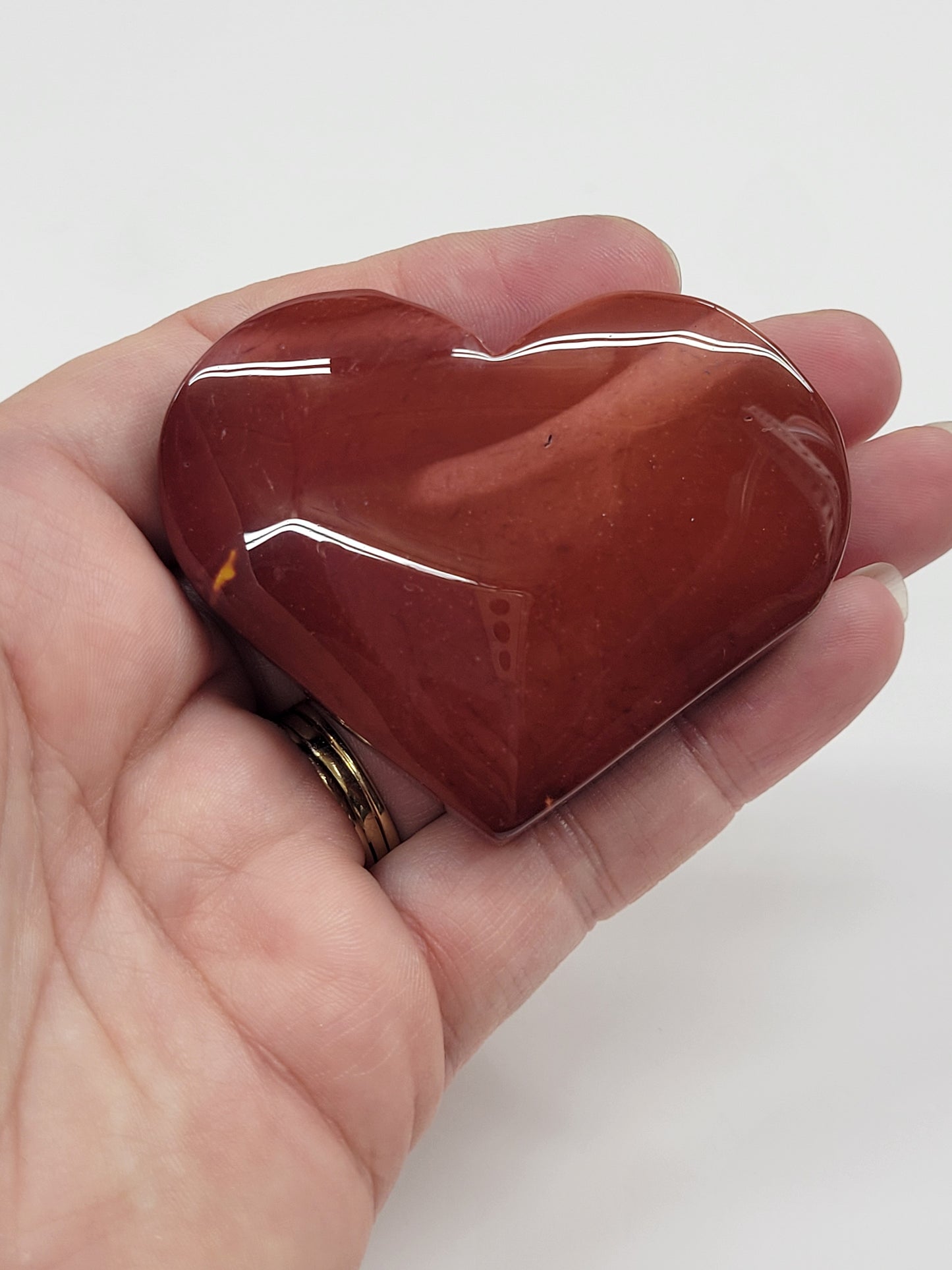 Mookaite Jasper heart