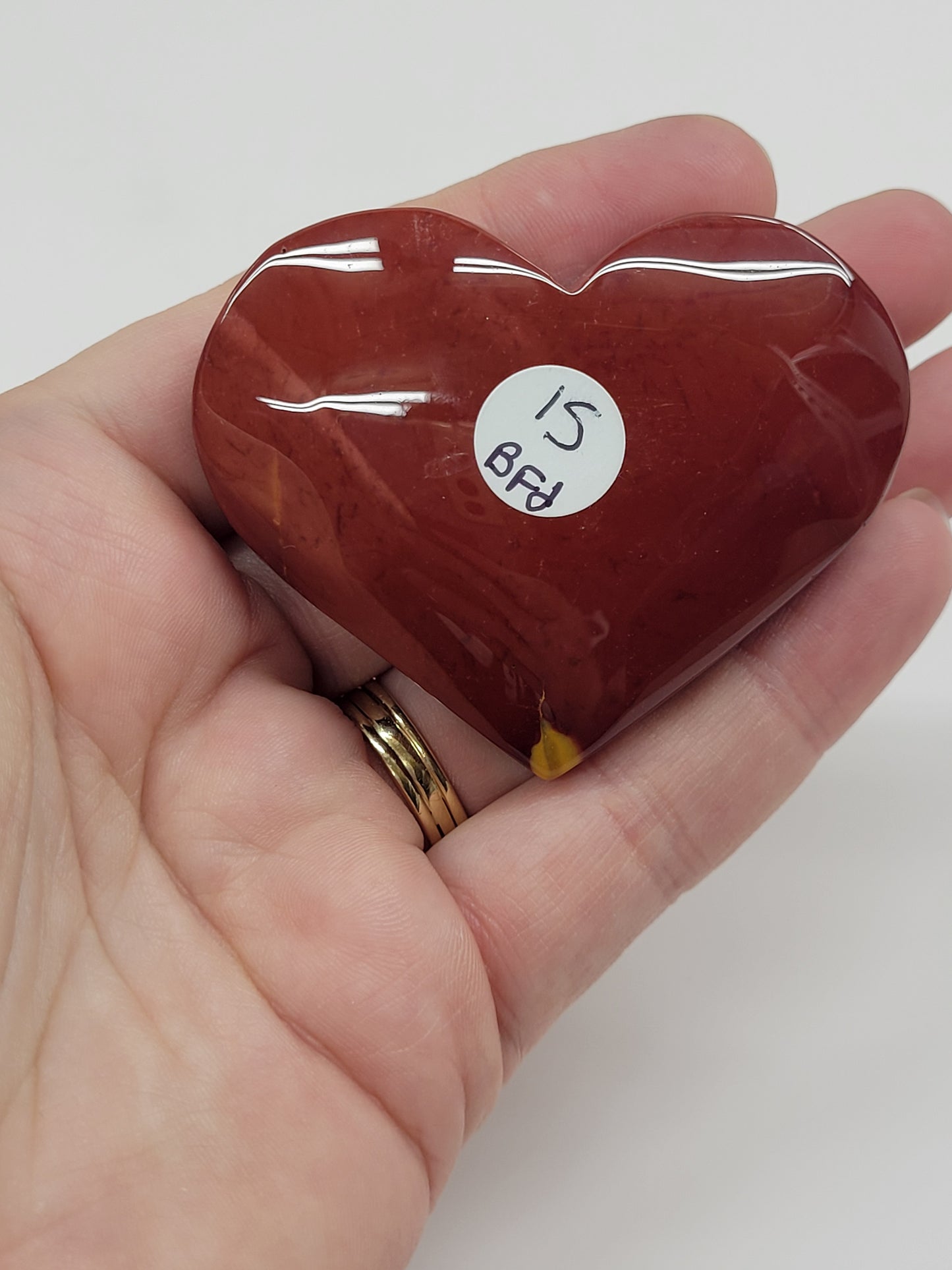 Mookaite Jasper heart